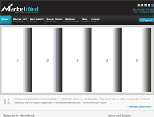 Tablet Screenshot of marketified.com